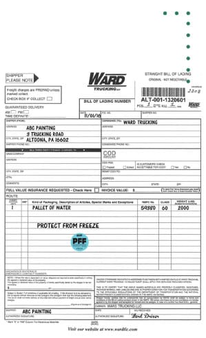 Protect From Freeze Form