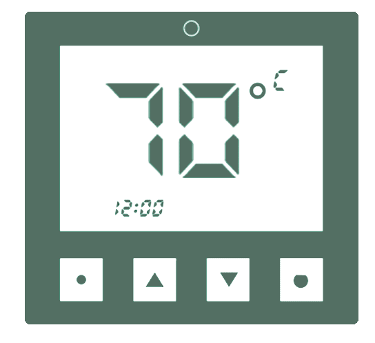 Digital Thermostat using 70 degrees C - Warehousing Solutions