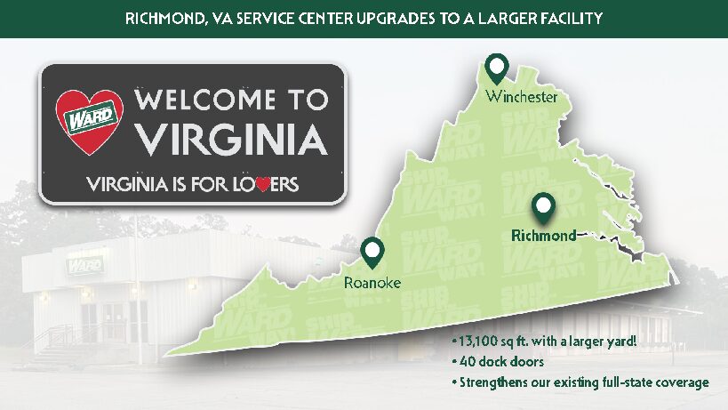 Map of Richmond VA